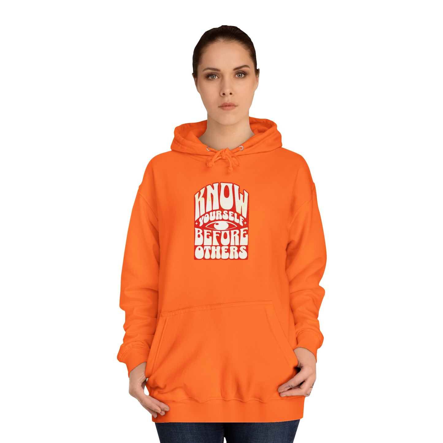 Know Yourself Unisex College Hoodie