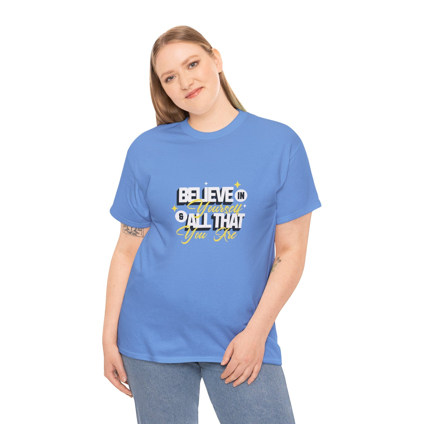 "Believe in Yourself" Unisex Heavy Cotton Tee