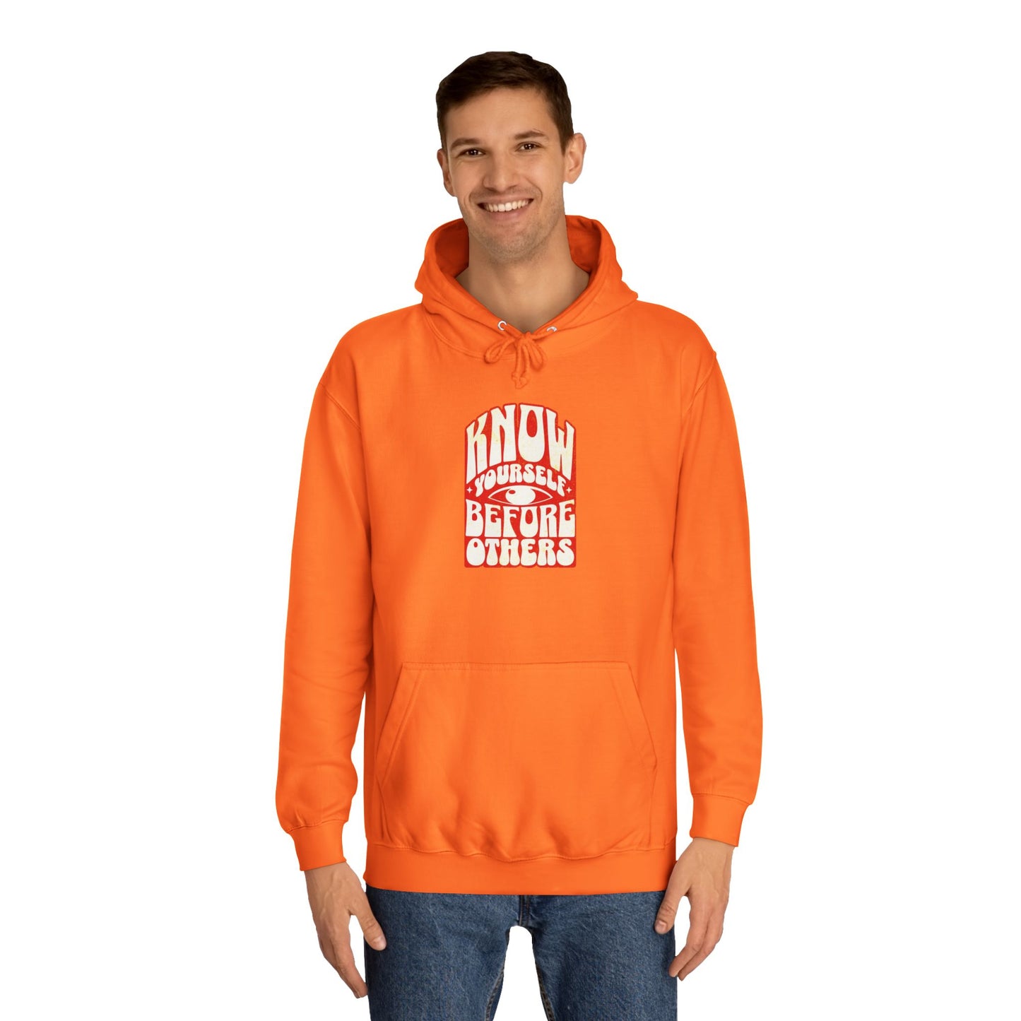 Know Yourself Unisex College Hoodie