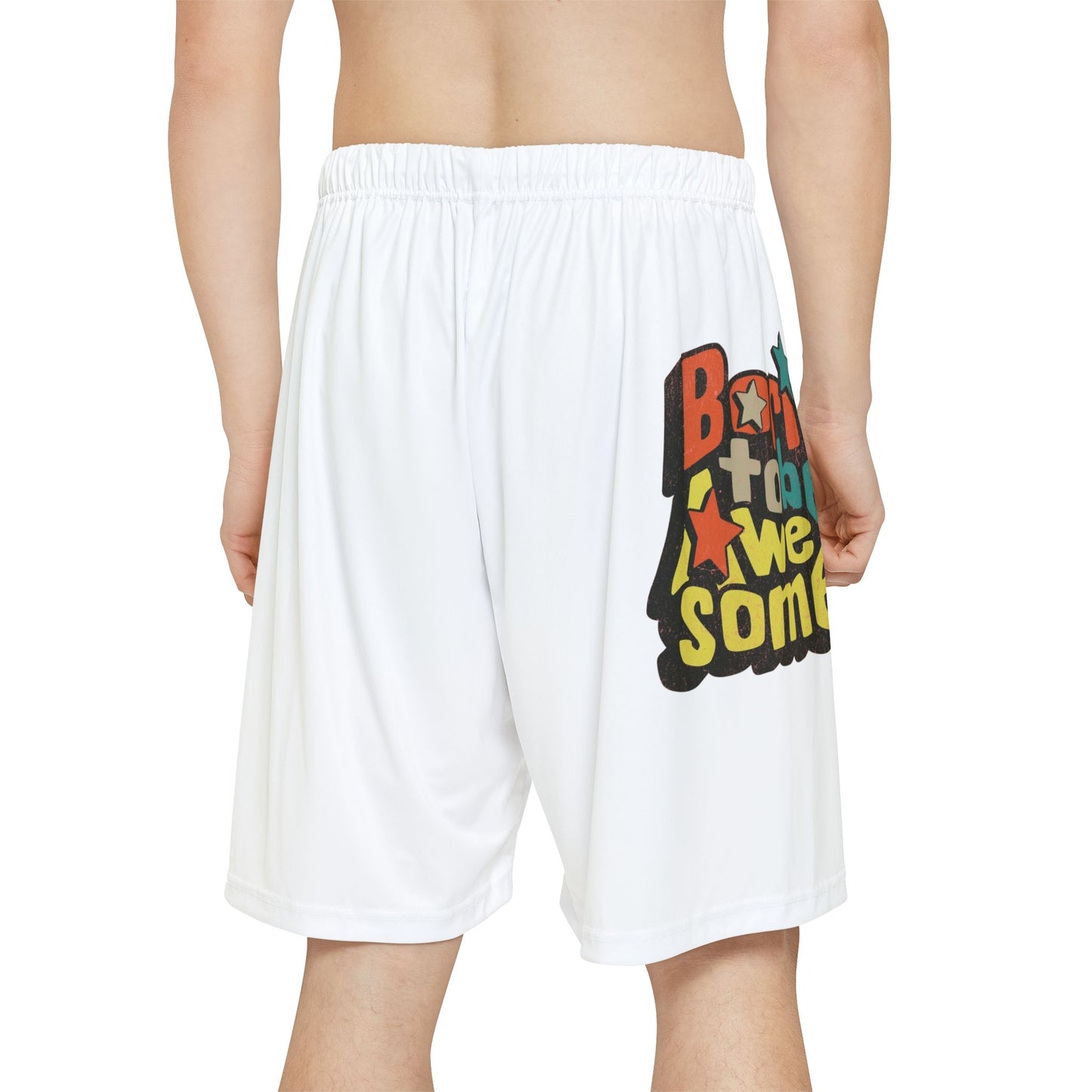 Born To Be Awesome Men’s Sports Shorts