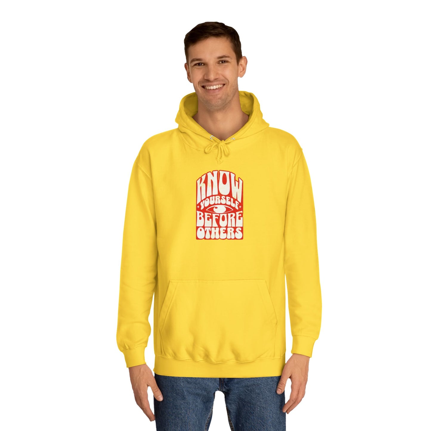 Know Yourself Unisex College Hoodie