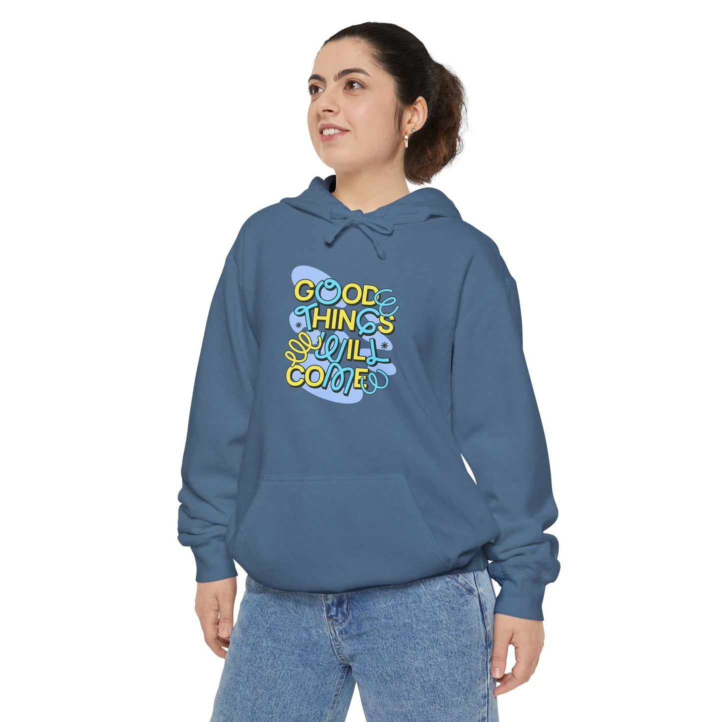 Good Things Unisex Garment-Dyed Hoodie