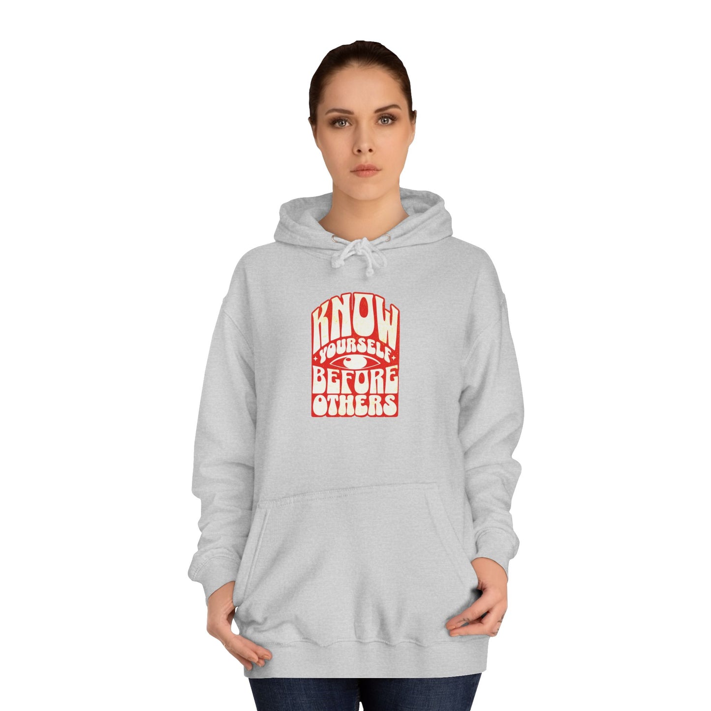 Know Yourself Unisex College Hoodie