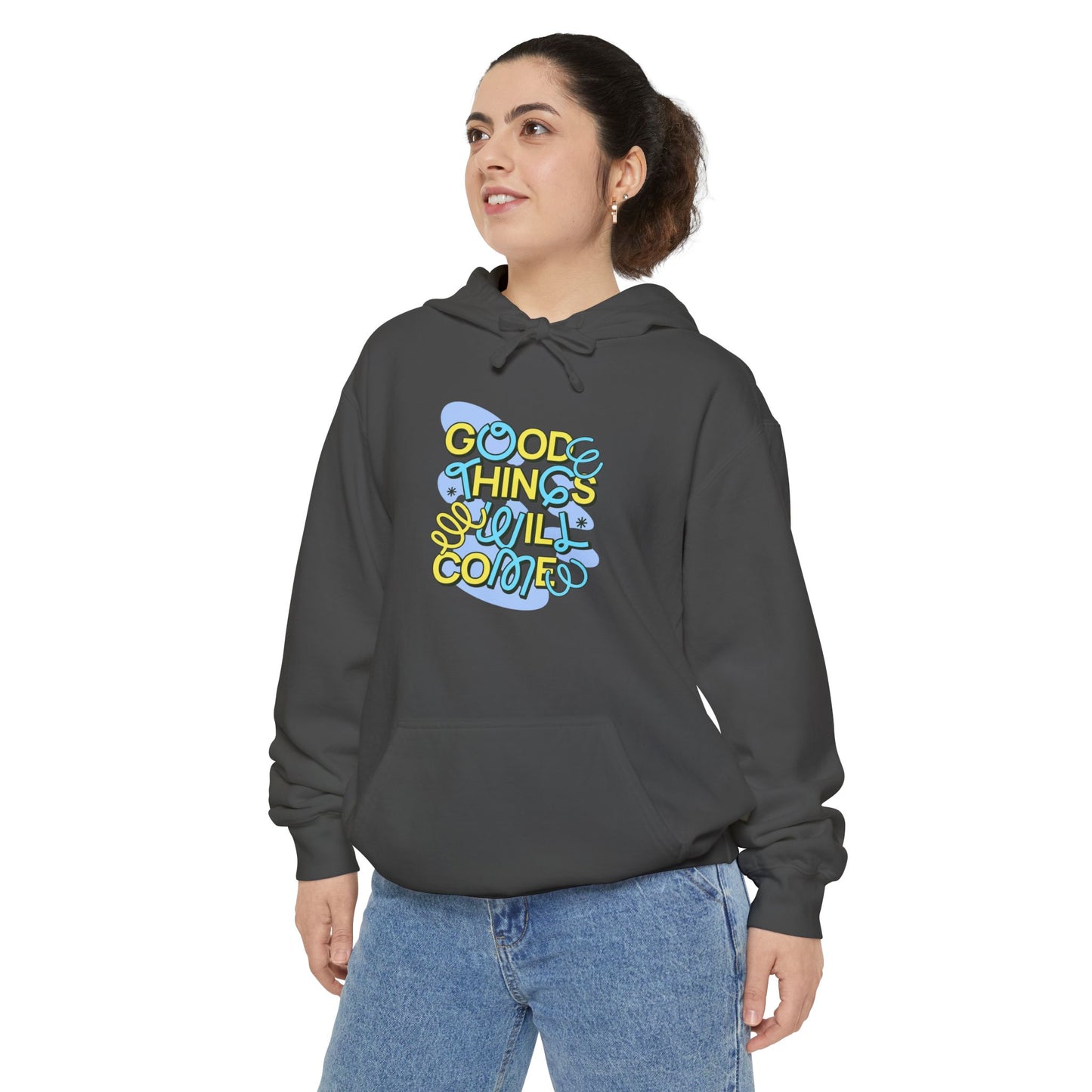 Good Things Unisex Garment-Dyed Hoodie