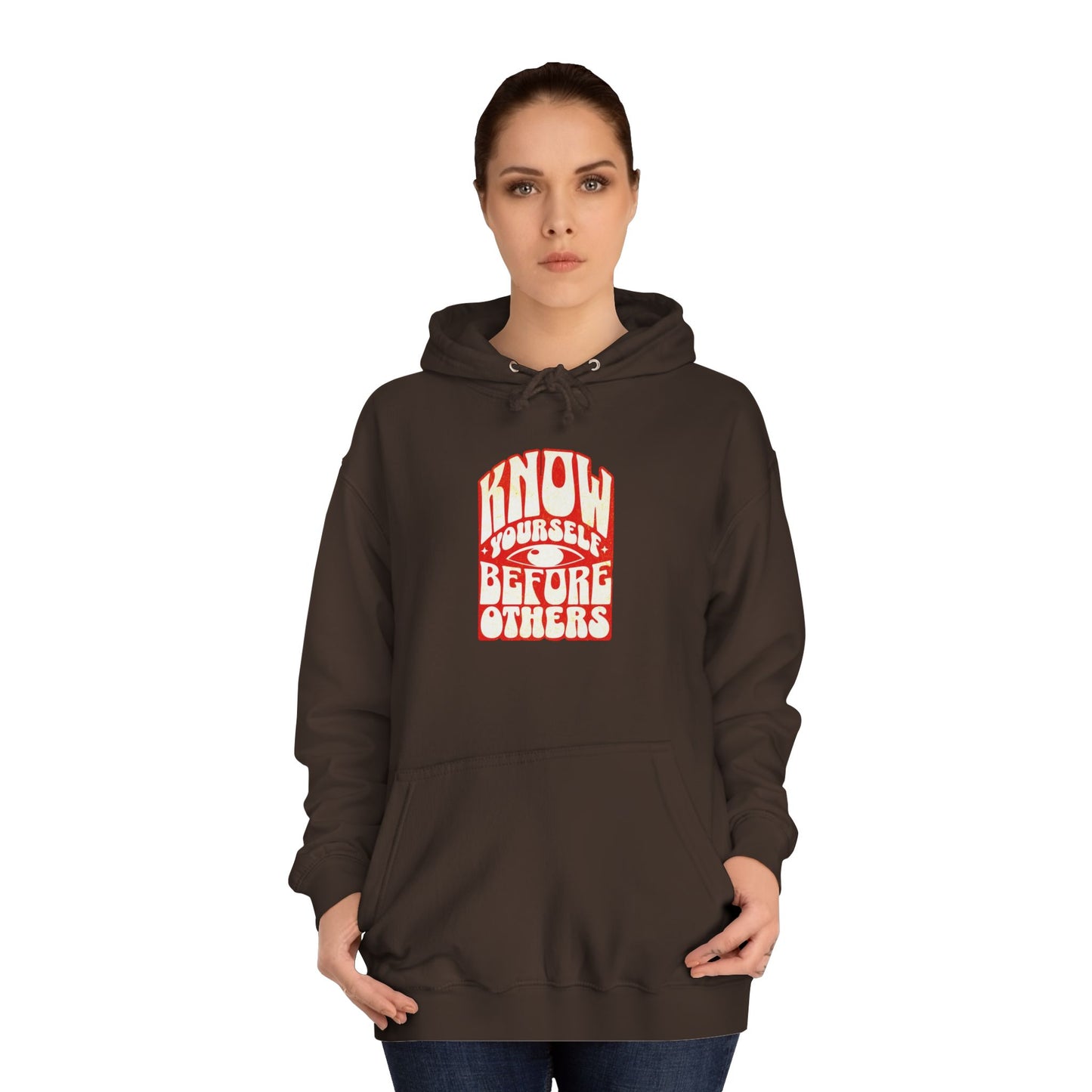 Know Yourself Unisex College Hoodie
