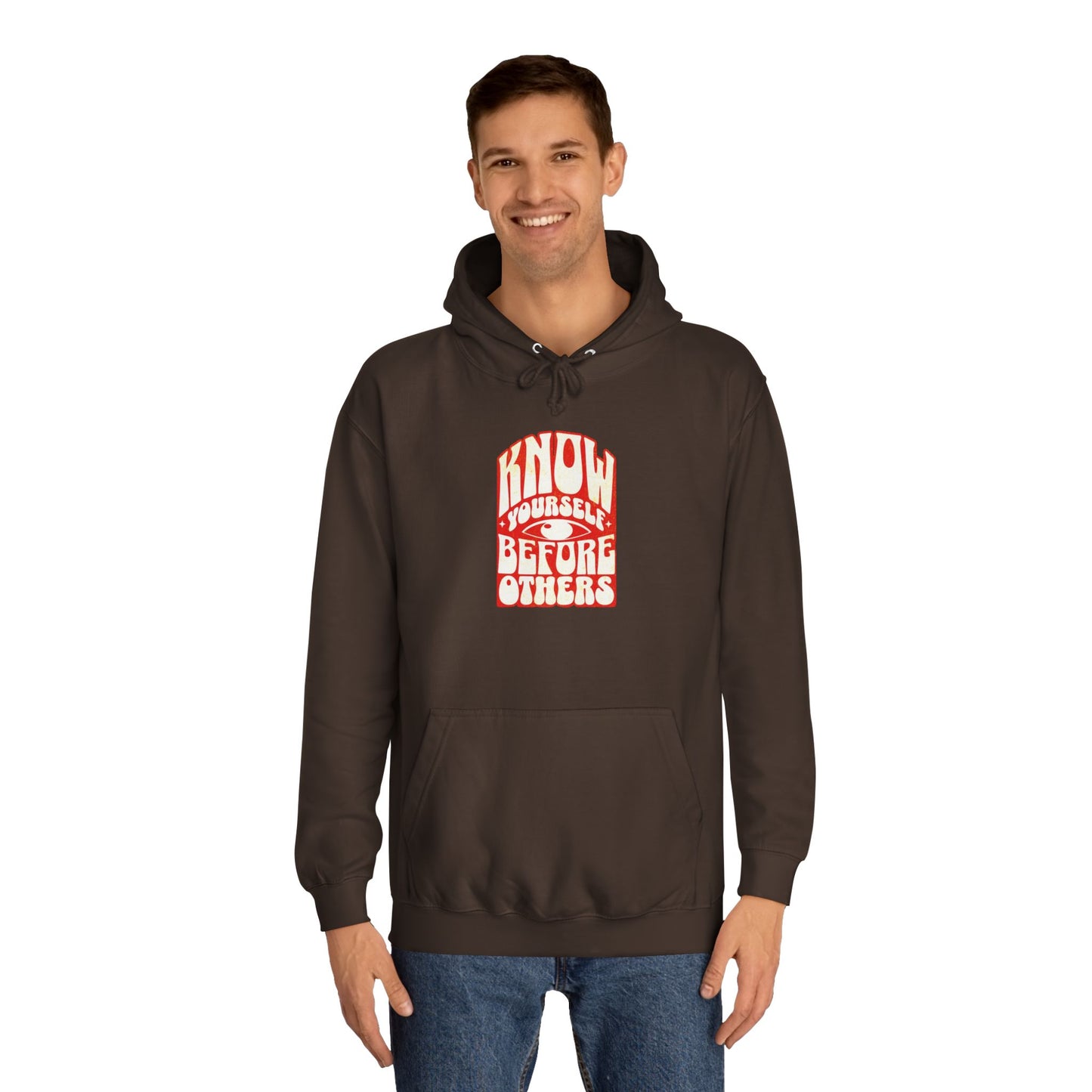 Know Yourself Unisex College Hoodie
