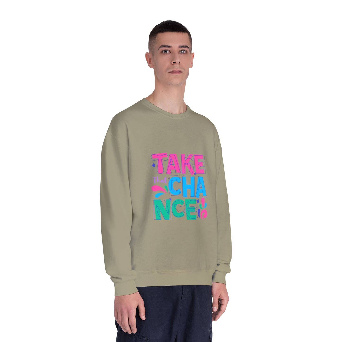 Take a Chance Design Unisex Crewneck Sweatshirt