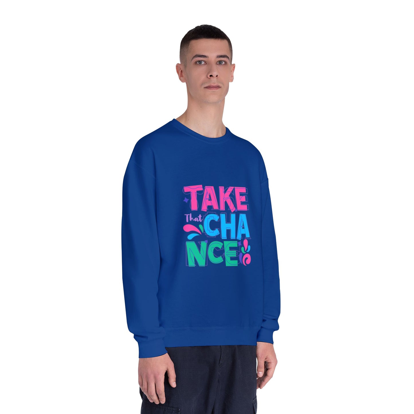 Take a Chance Design Unisex Crewneck Sweatshirt