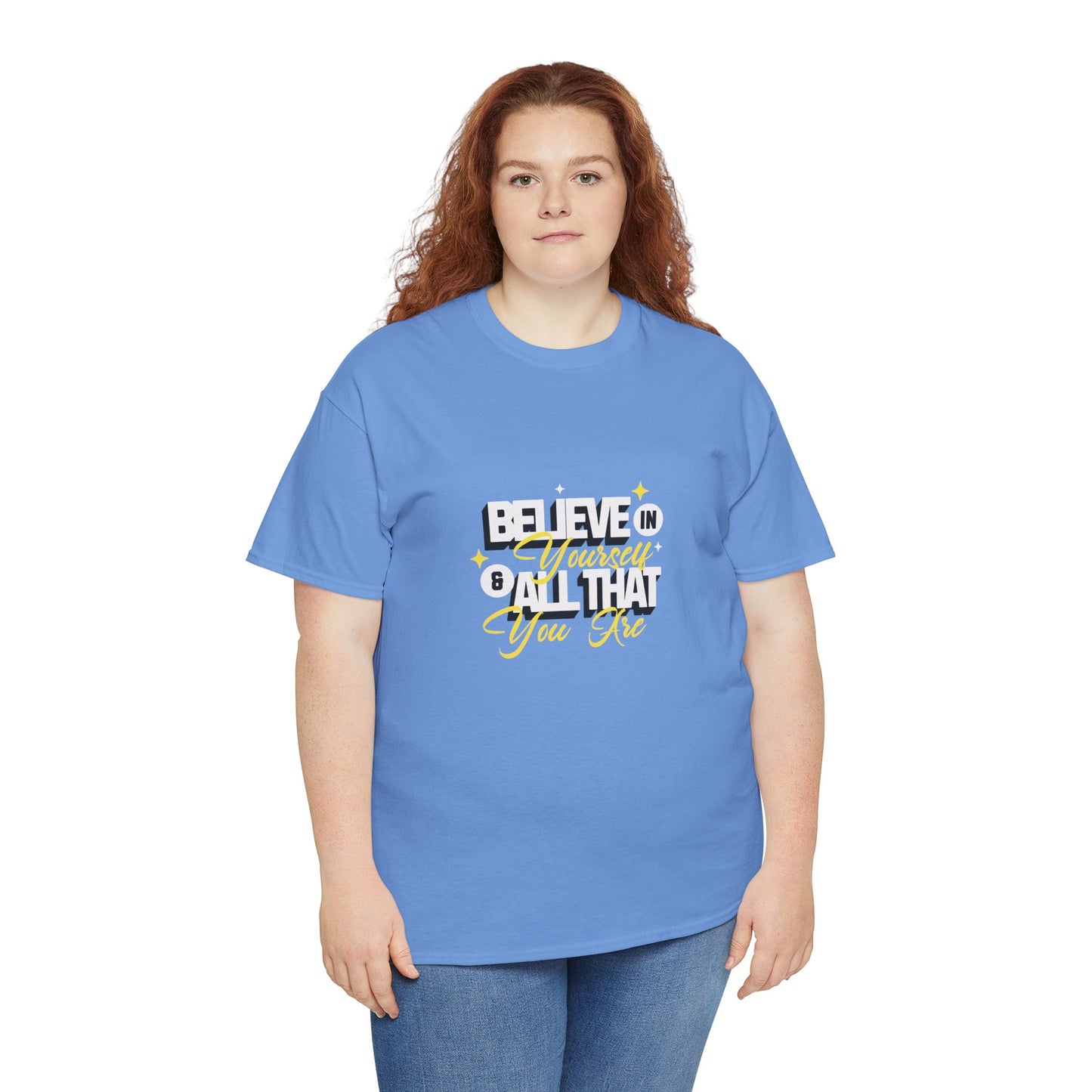 "Believe in Yourself" Unisex Heavy Cotton Tee