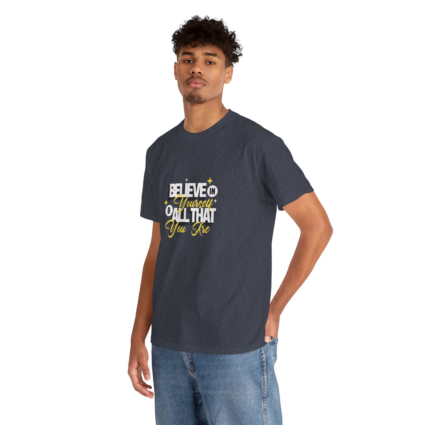 "Believe in Yourself" Unisex Heavy Cotton Tee