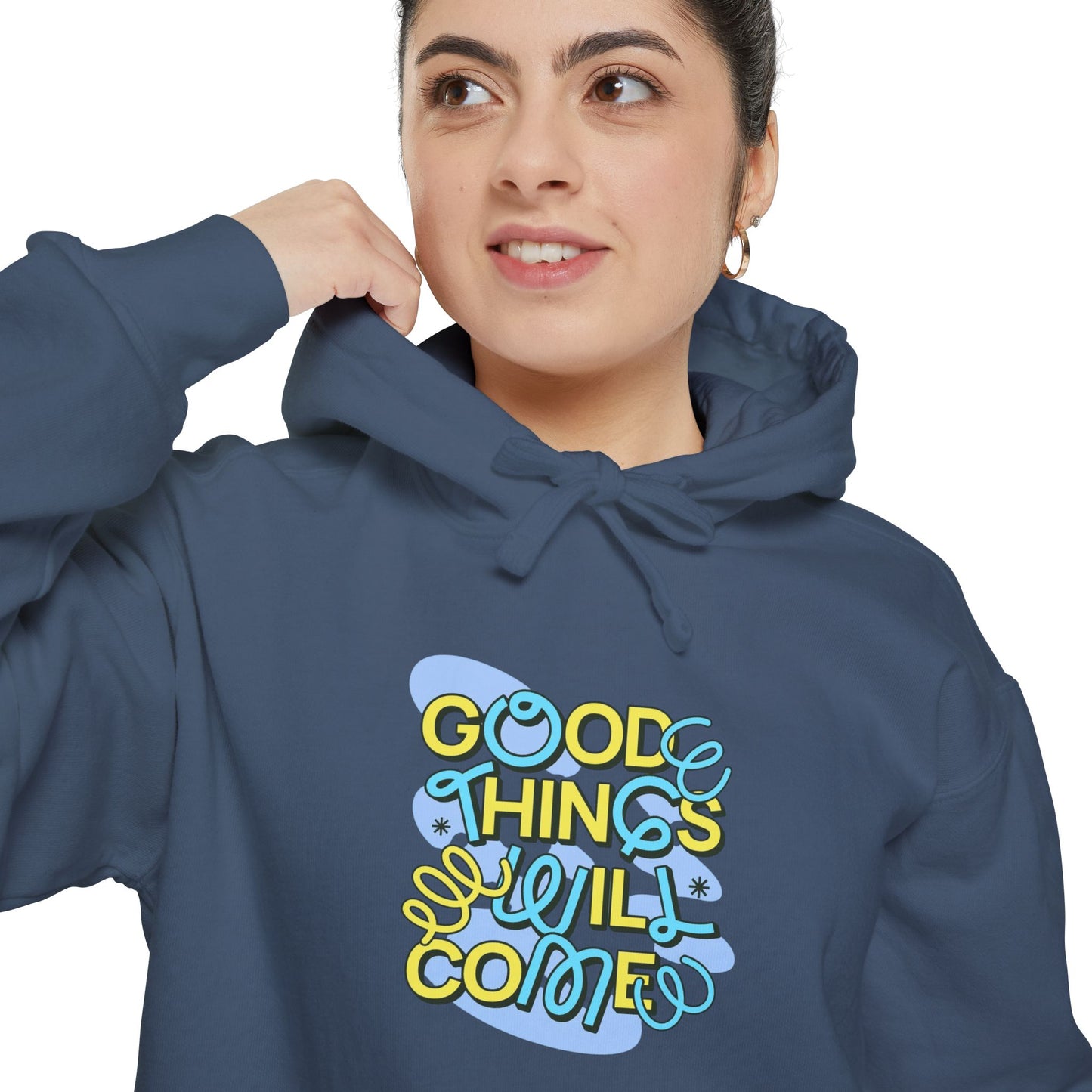 Good Things Unisex Garment-Dyed Hoodie