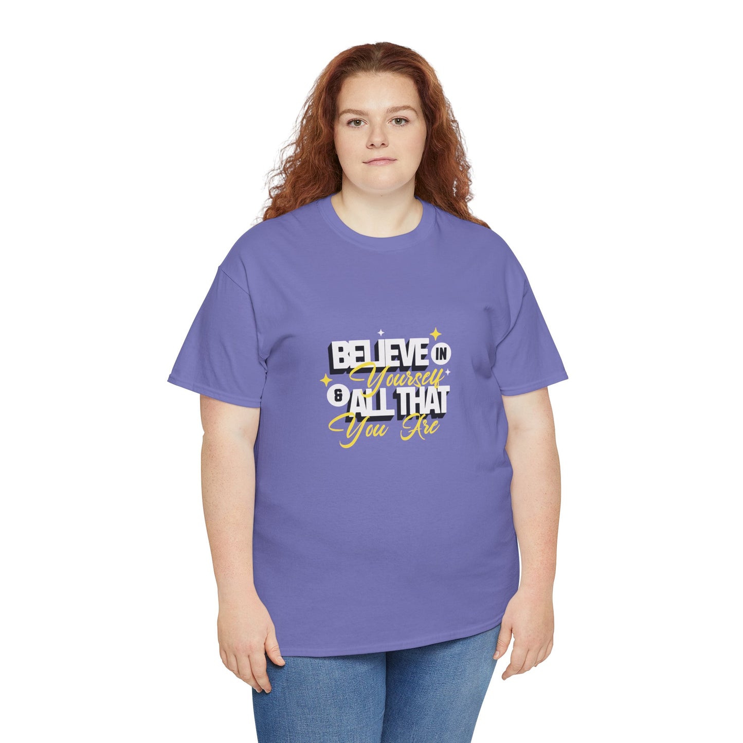 "Believe in Yourself" Unisex Heavy Cotton Tee