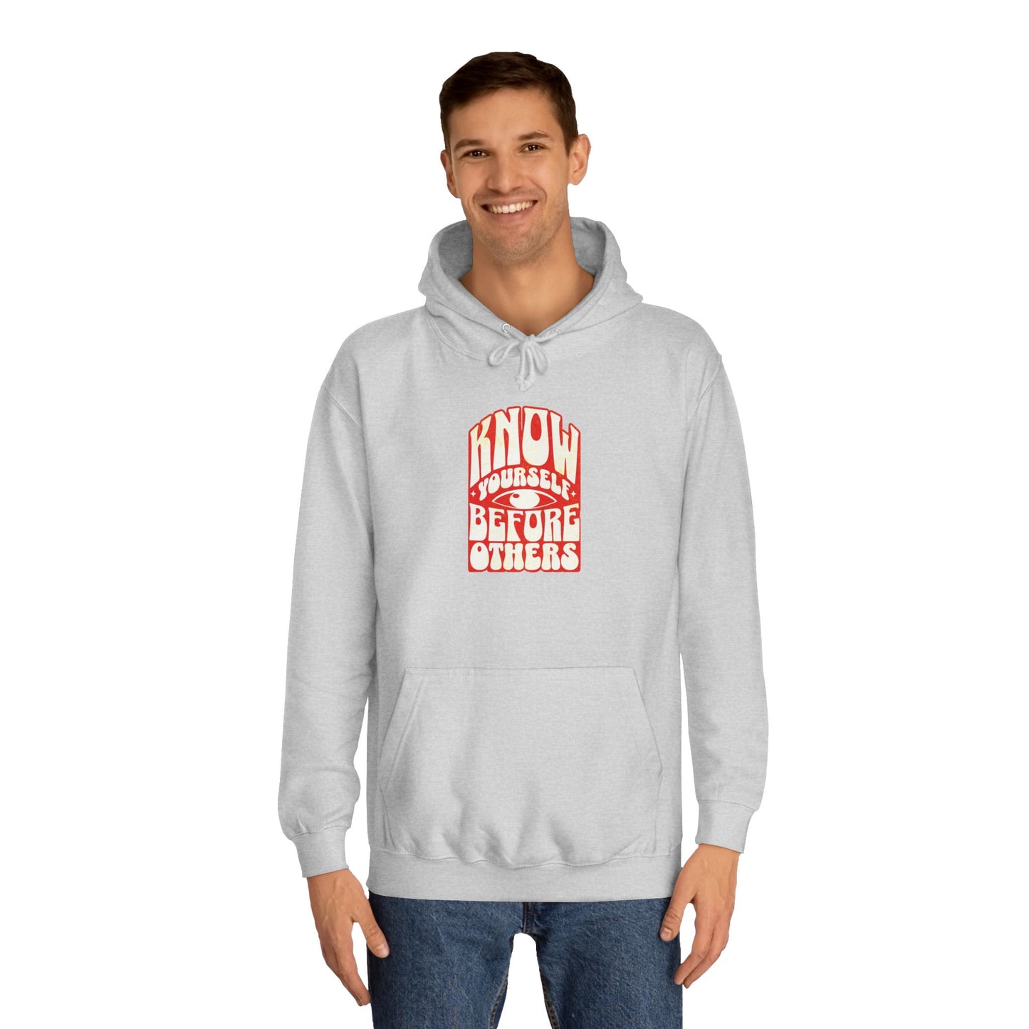 Know Yourself Unisex College Hoodie