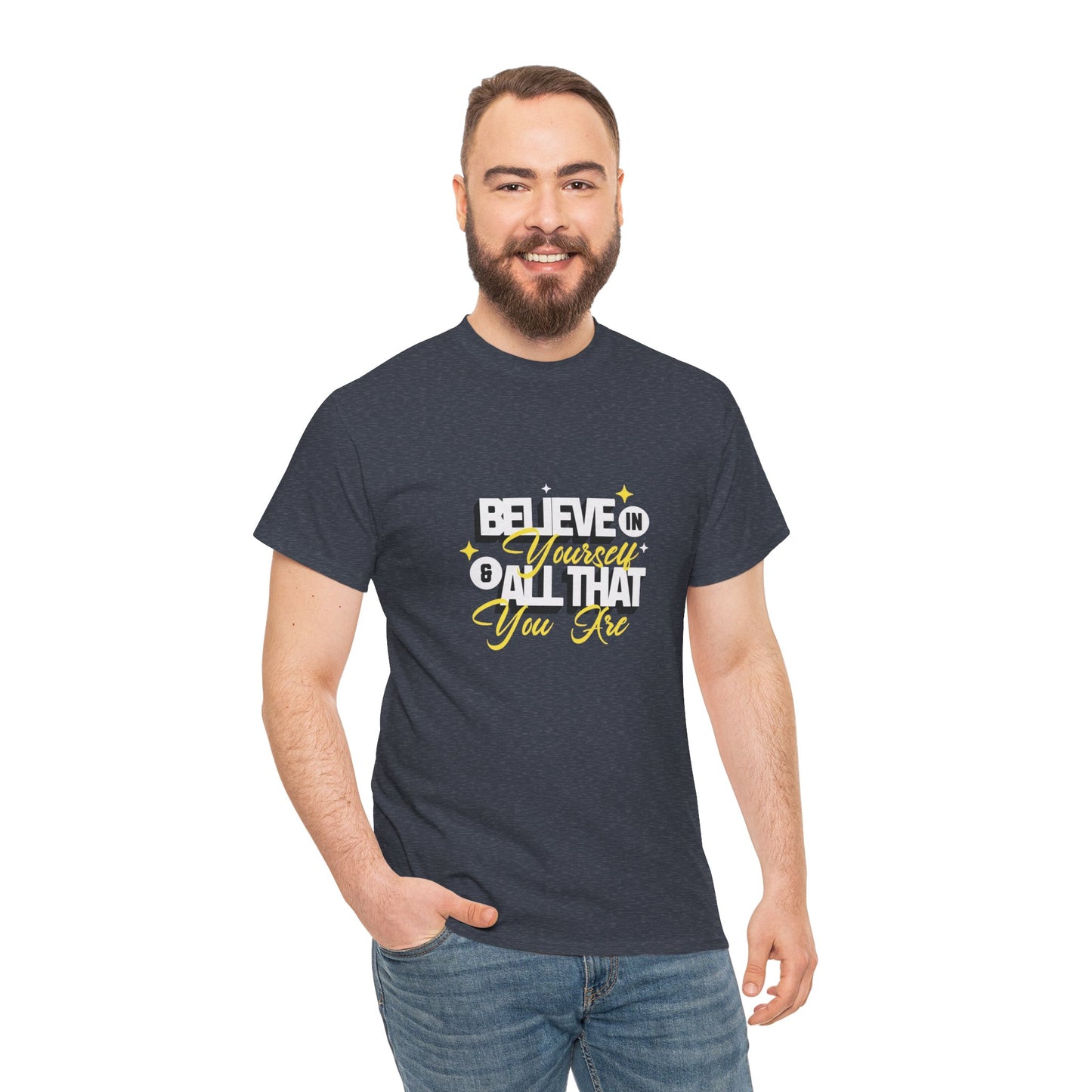 "Believe in Yourself" Unisex Heavy Cotton Tee