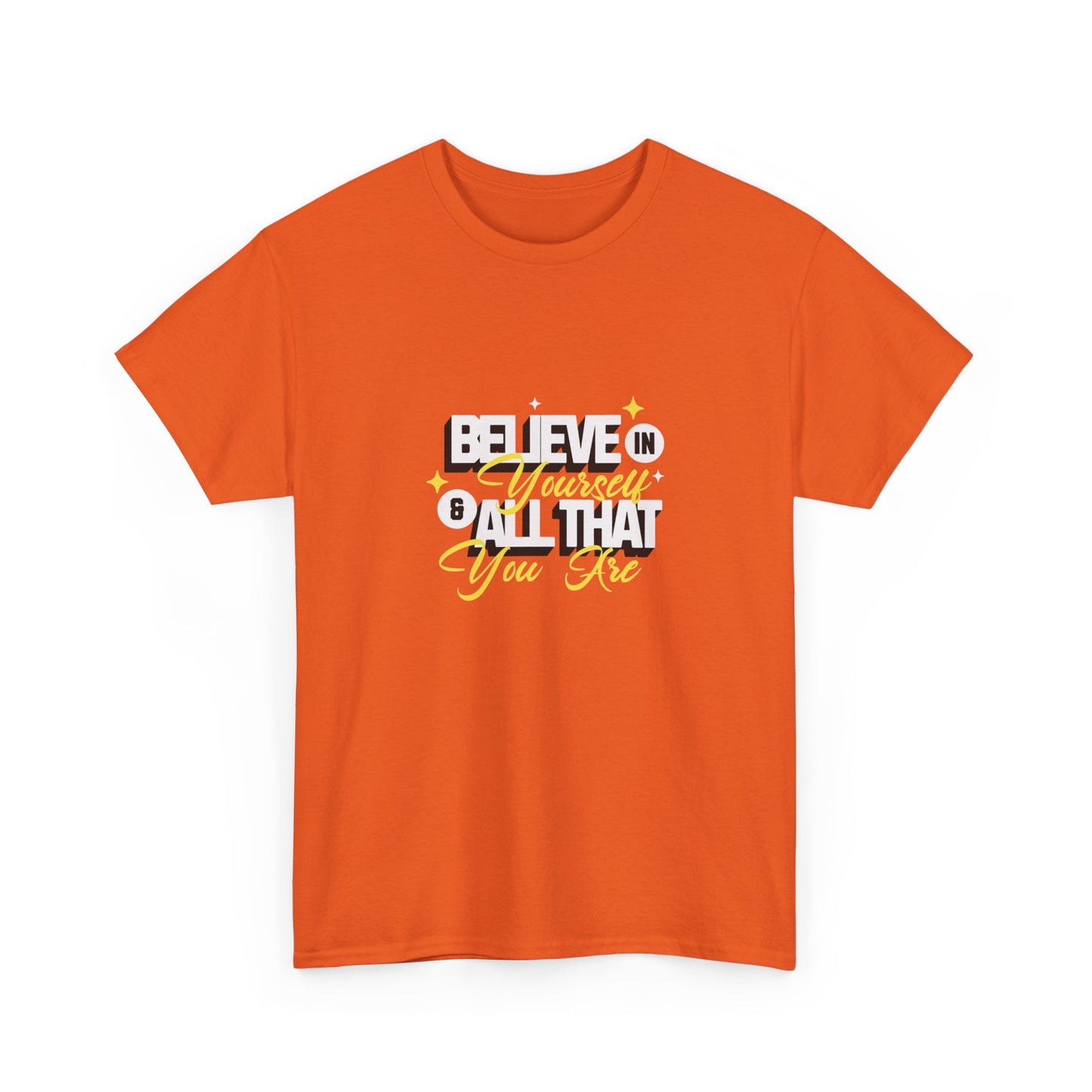 "Believe in Yourself" Unisex Heavy Cotton Tee