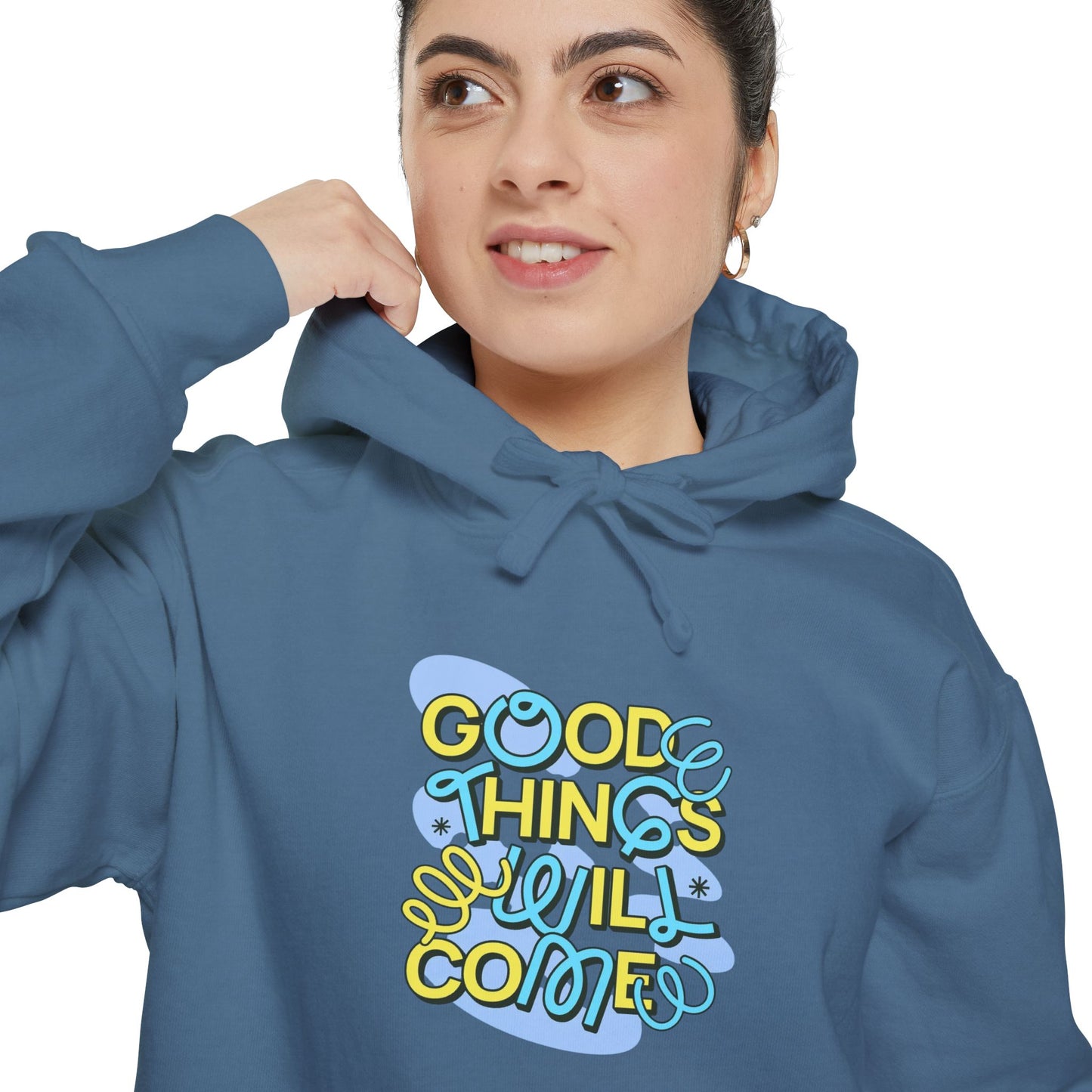 Good Things Unisex Garment-Dyed Hoodie