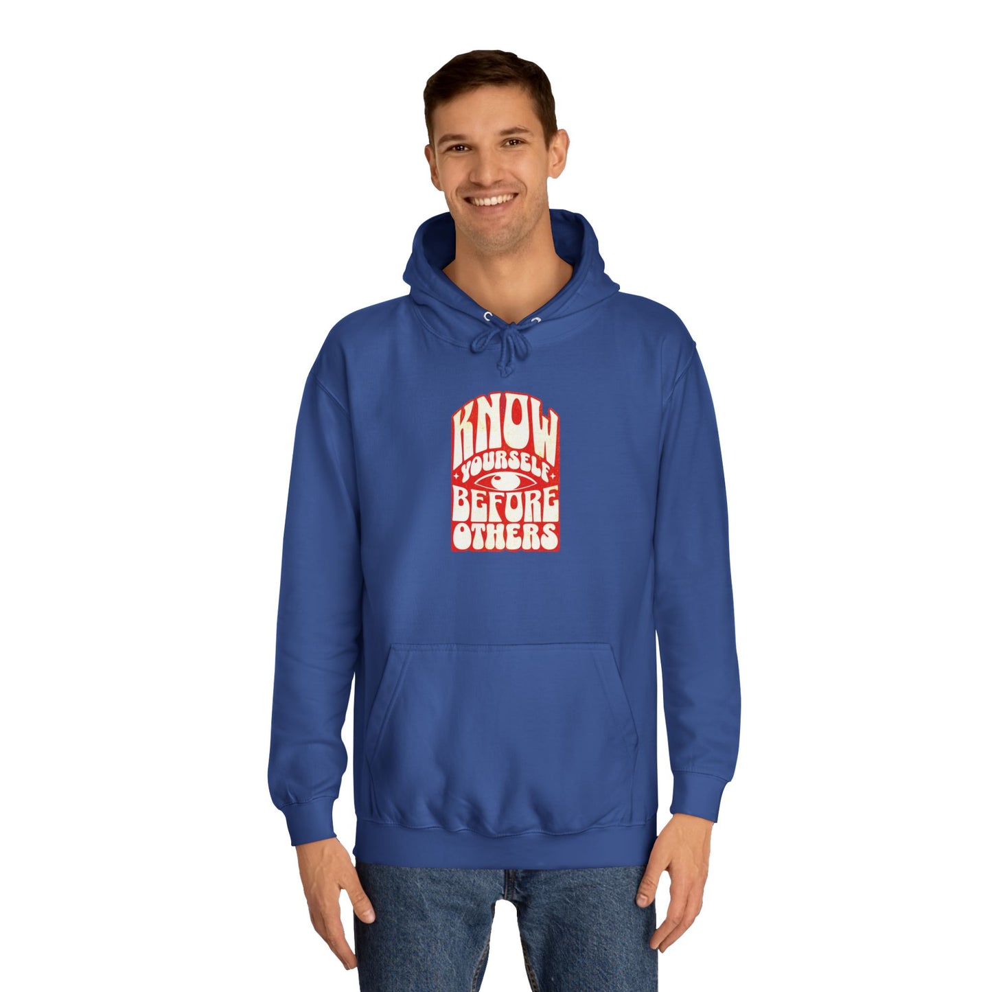 Know Yourself Unisex College Hoodie