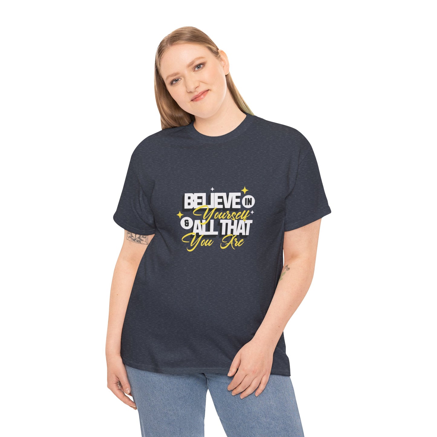 "Believe in Yourself" Unisex Heavy Cotton Tee