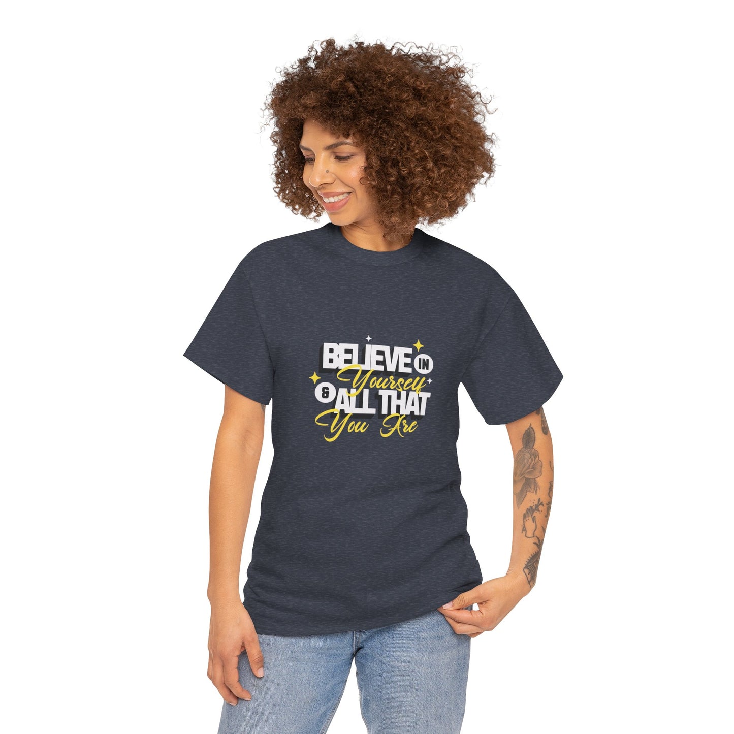 "Believe in Yourself" Unisex Heavy Cotton Tee