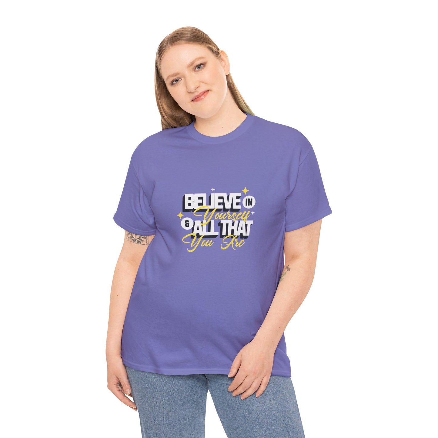 "Believe in Yourself" Unisex Heavy Cotton Tee