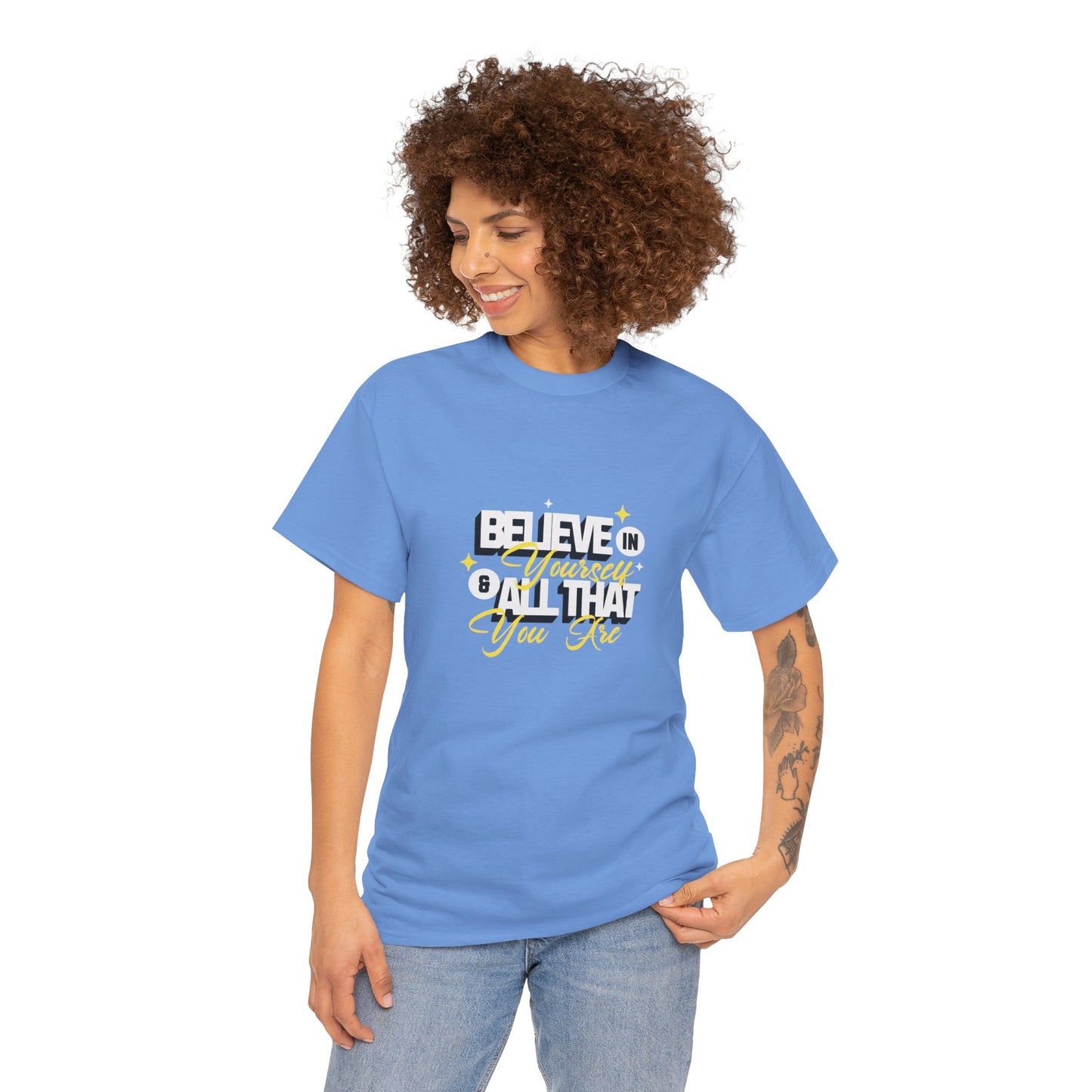 "Believe in Yourself" Unisex Heavy Cotton Tee