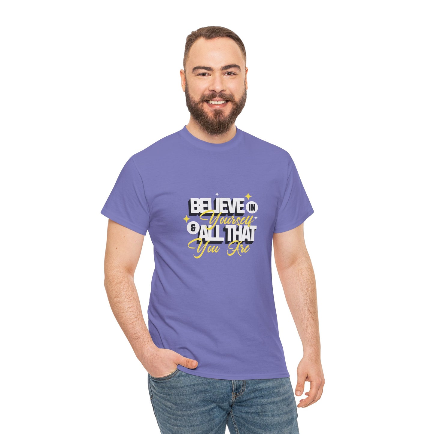 "Believe in Yourself" Unisex Heavy Cotton Tee