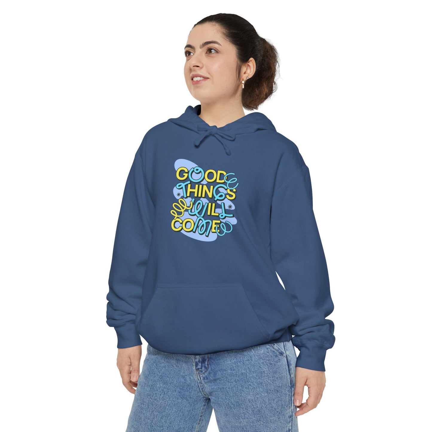 Good Things Unisex Garment-Dyed Hoodie