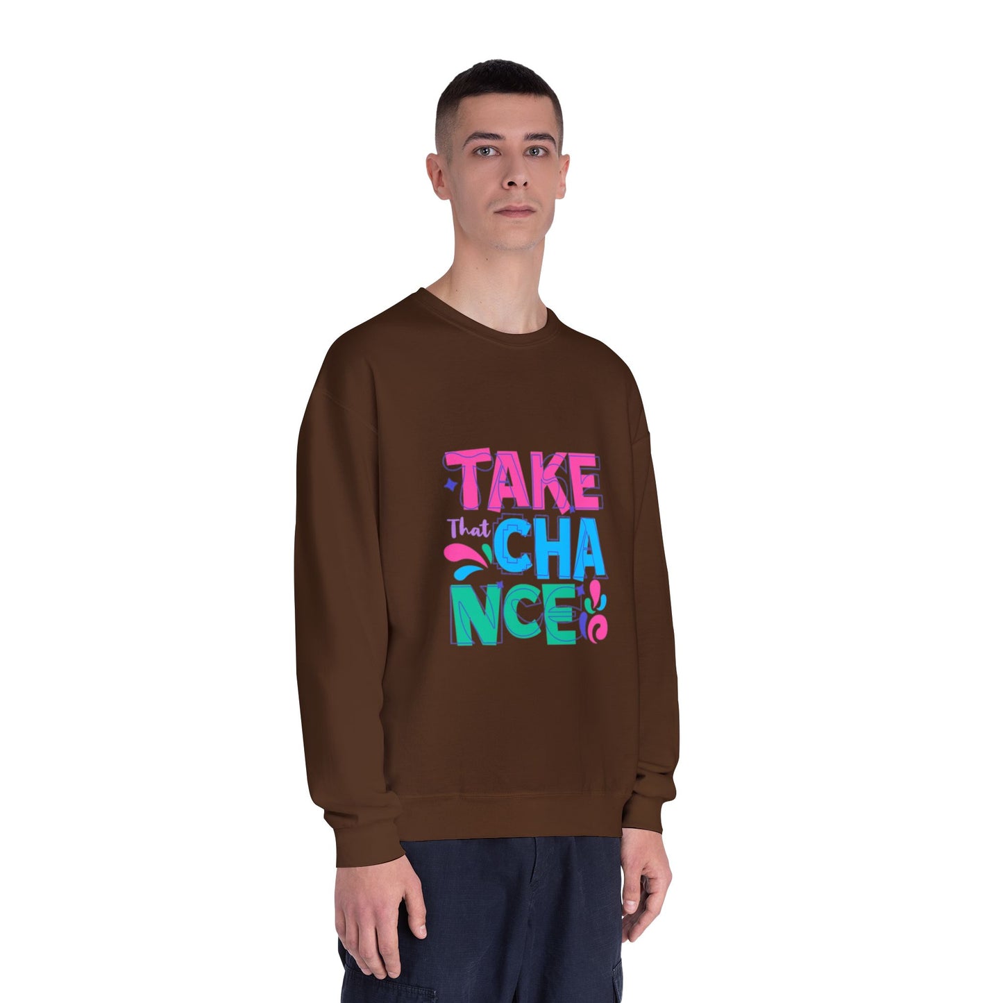Take a Chance Design Unisex Crewneck Sweatshirt