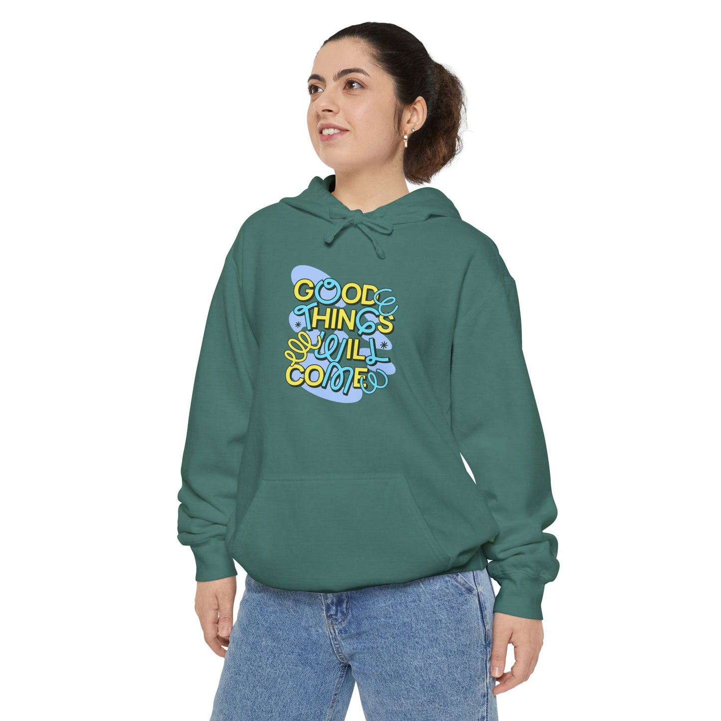 Good Things Unisex Garment-Dyed Hoodie