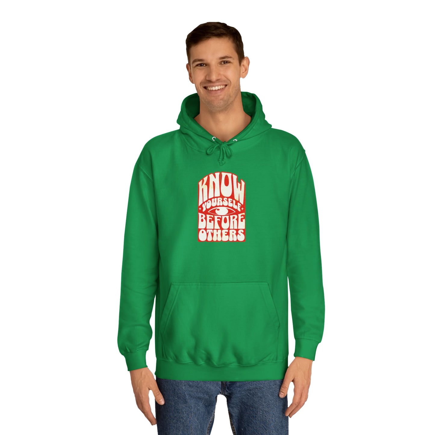 Know Yourself Unisex College Hoodie