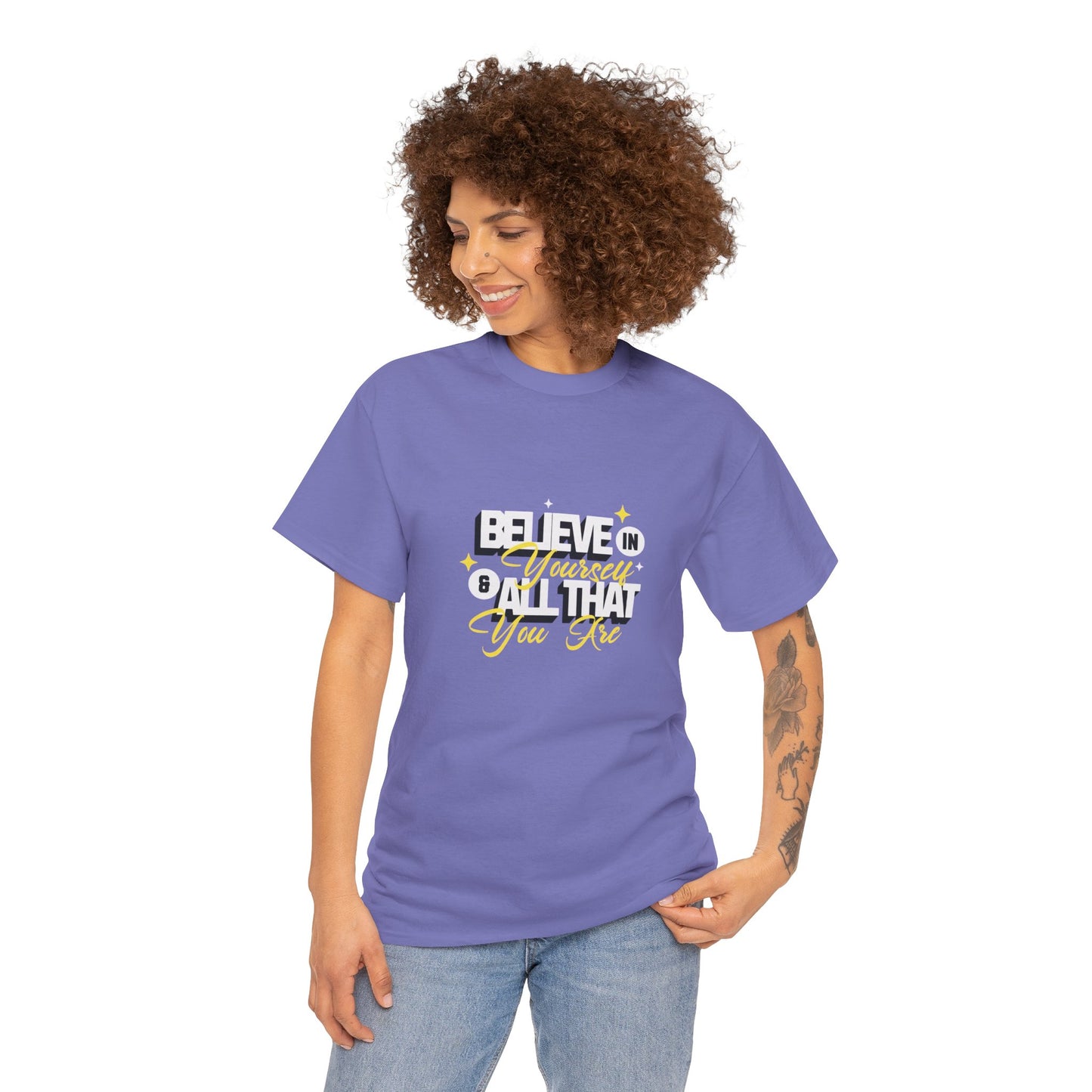 "Believe in Yourself" Unisex Heavy Cotton Tee