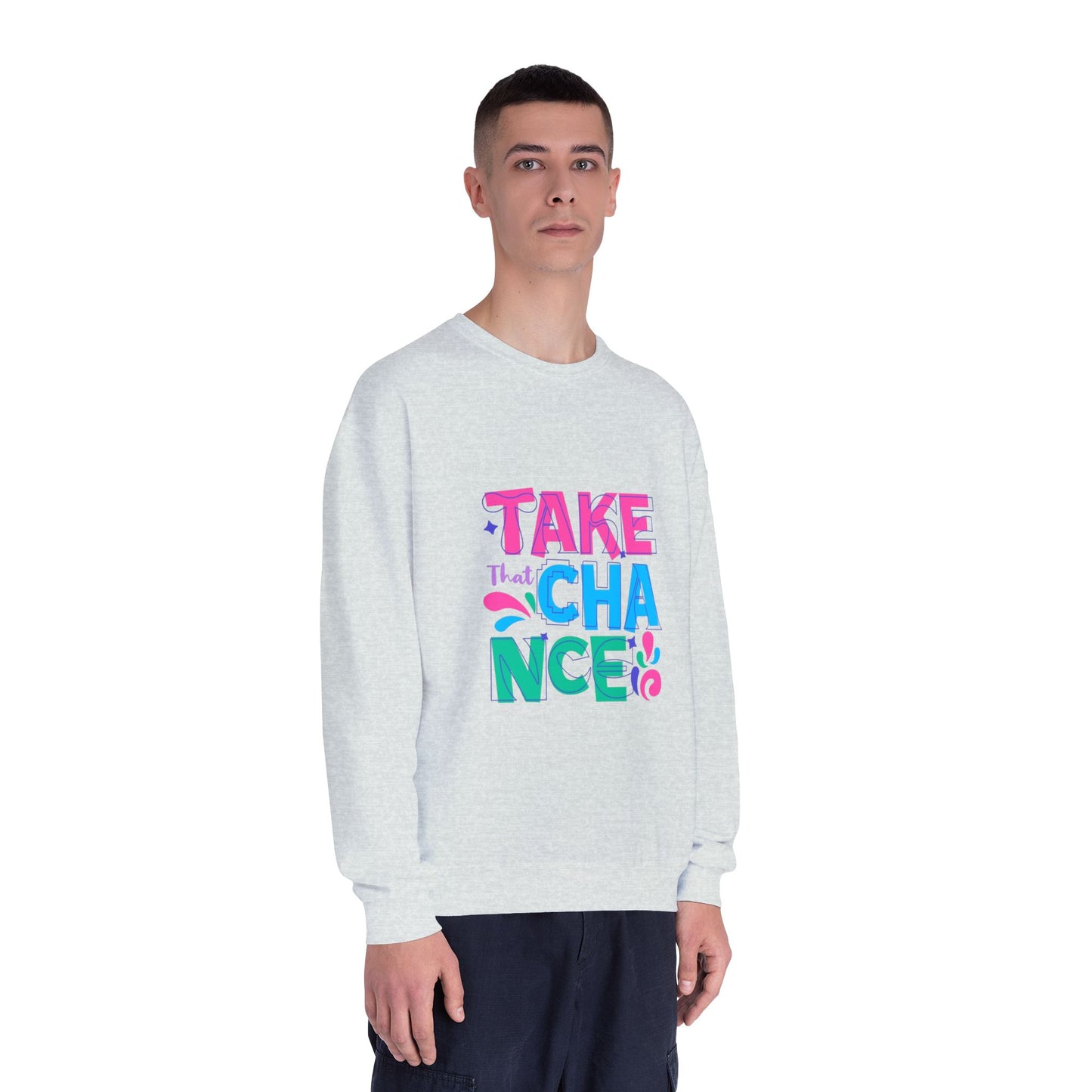 Take a Chance Design Unisex Crewneck Sweatshirt
