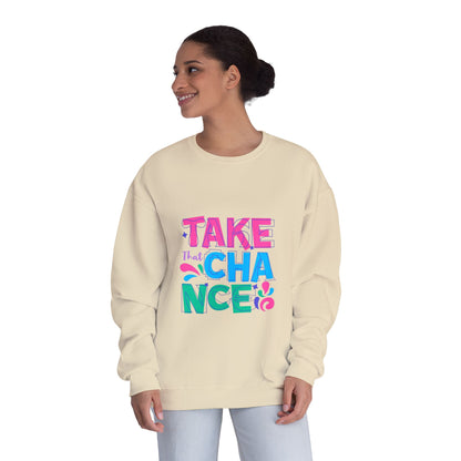 Take a Chance Design Unisex Crewneck Sweatshirt