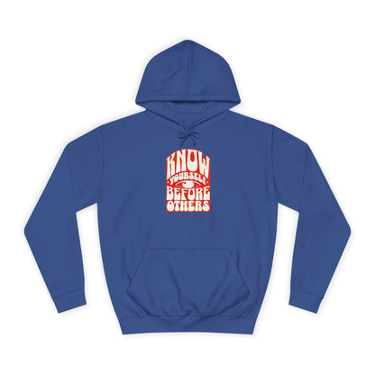 Know Yourself Unisex College Hoodie