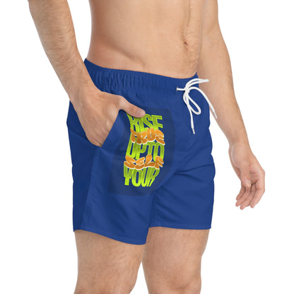 Rise Up Men's Beach Shorts - Bold Theory