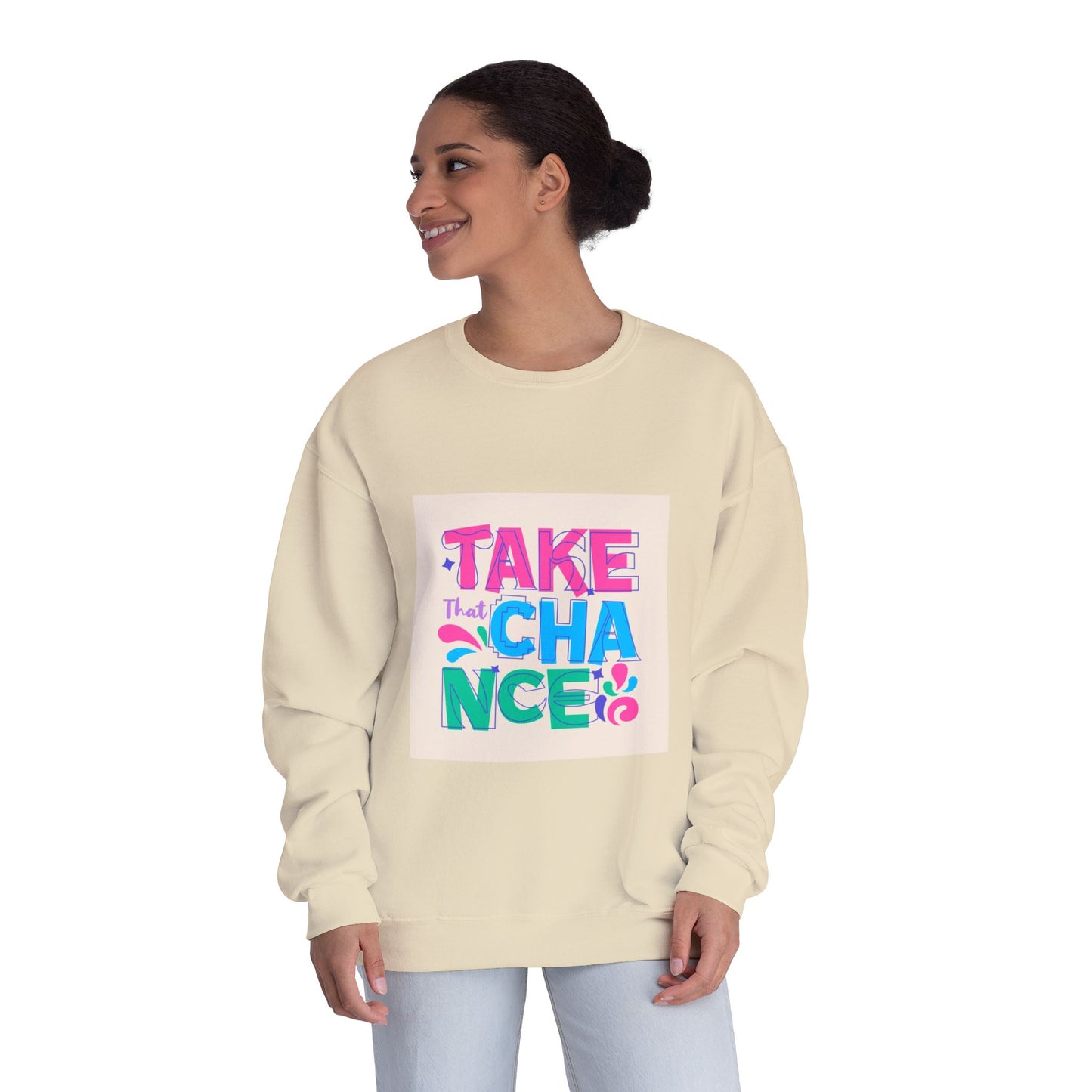 Take a Chance Crew neck Sweatshirt