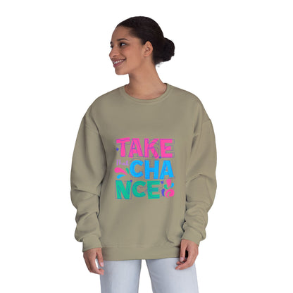 Take a Chance Design Unisex Crewneck Sweatshirt