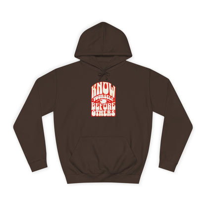 Know Yourself Unisex College Hoodie