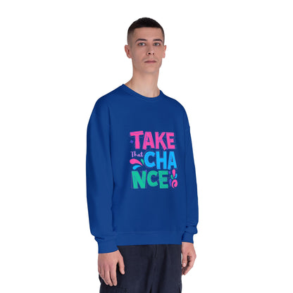 Take a Chance Design Unisex Crewneck Sweatshirt