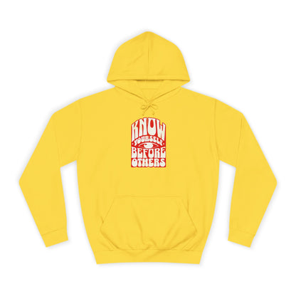 Know Yourself Unisex College Hoodie