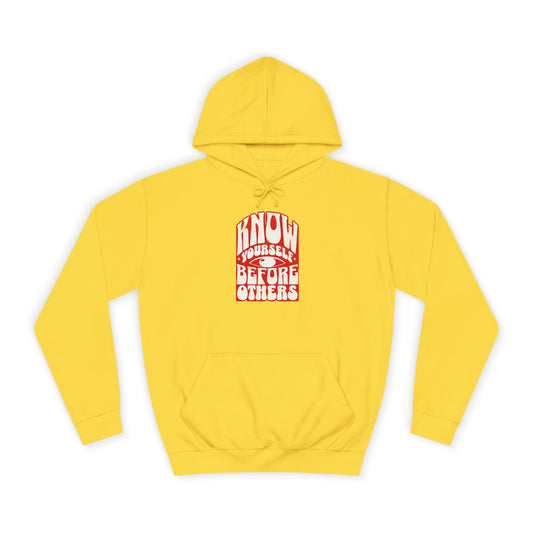 Know Yourself Unisex College Hoodie