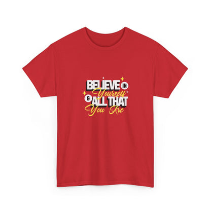 "Believe in Yourself" Unisex Heavy Cotton Tee