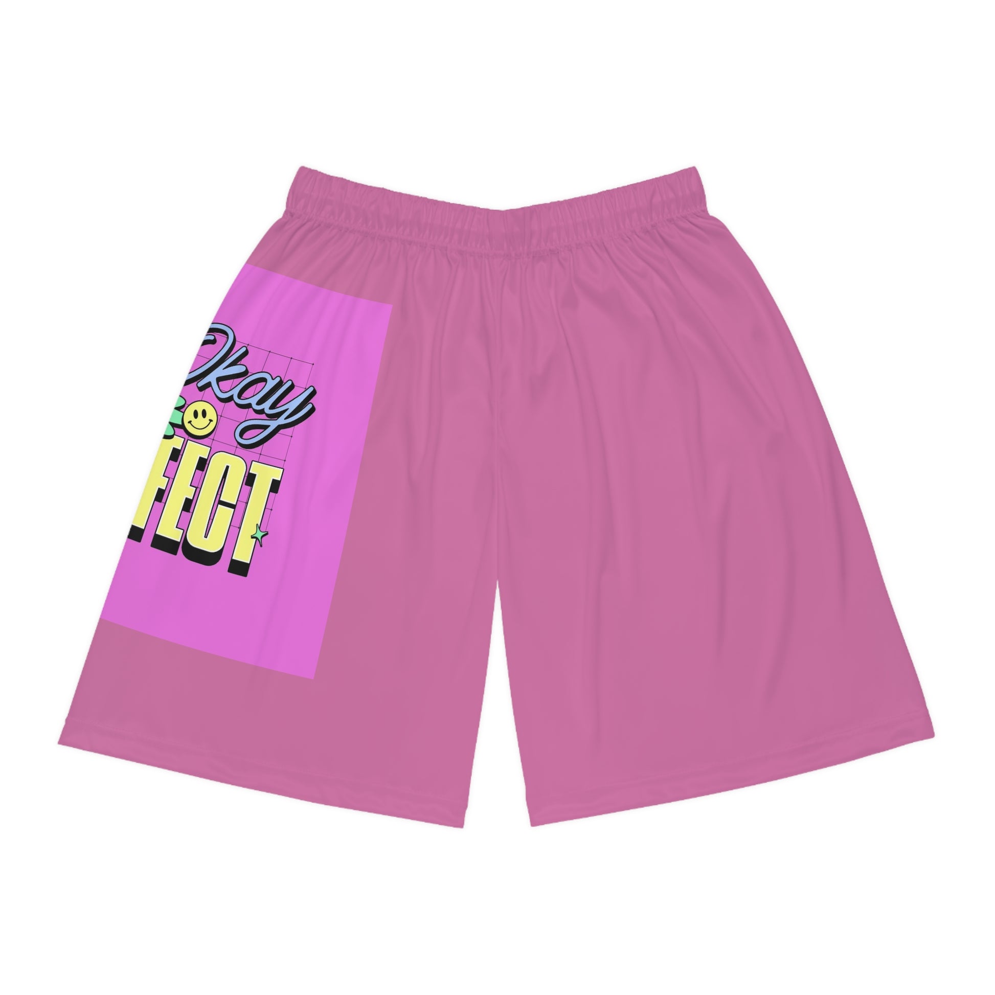 "OK, Not to be perfect" Trendy Basketball shorts - Bold Theory