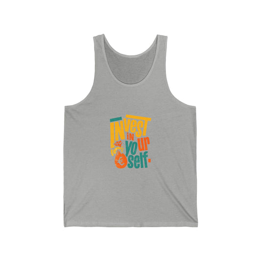 Invest in Yourself Unisex Jersey Tank