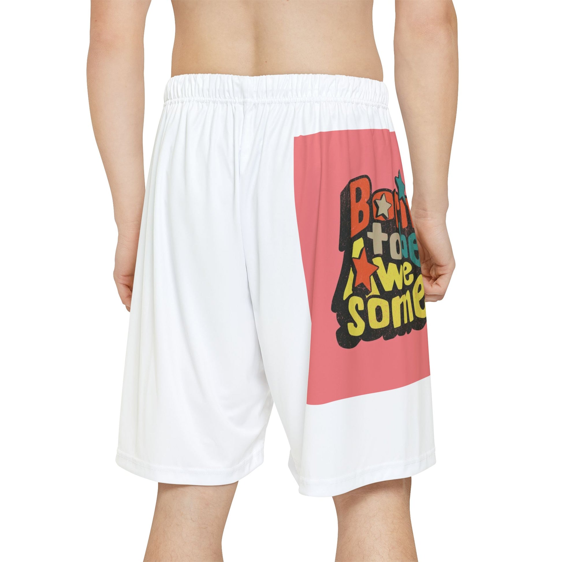 "Born To Be Awesome" Men’s Sports Shorts - Bold Theory