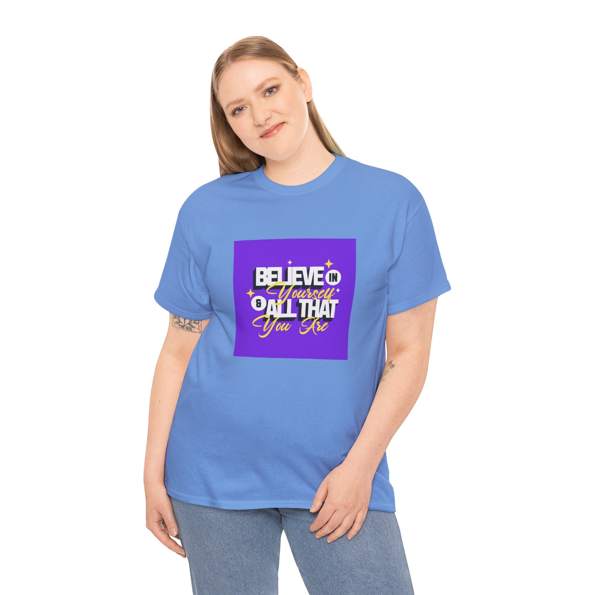 "Believe in Yourself" Unisex Heavy Cotton Tee