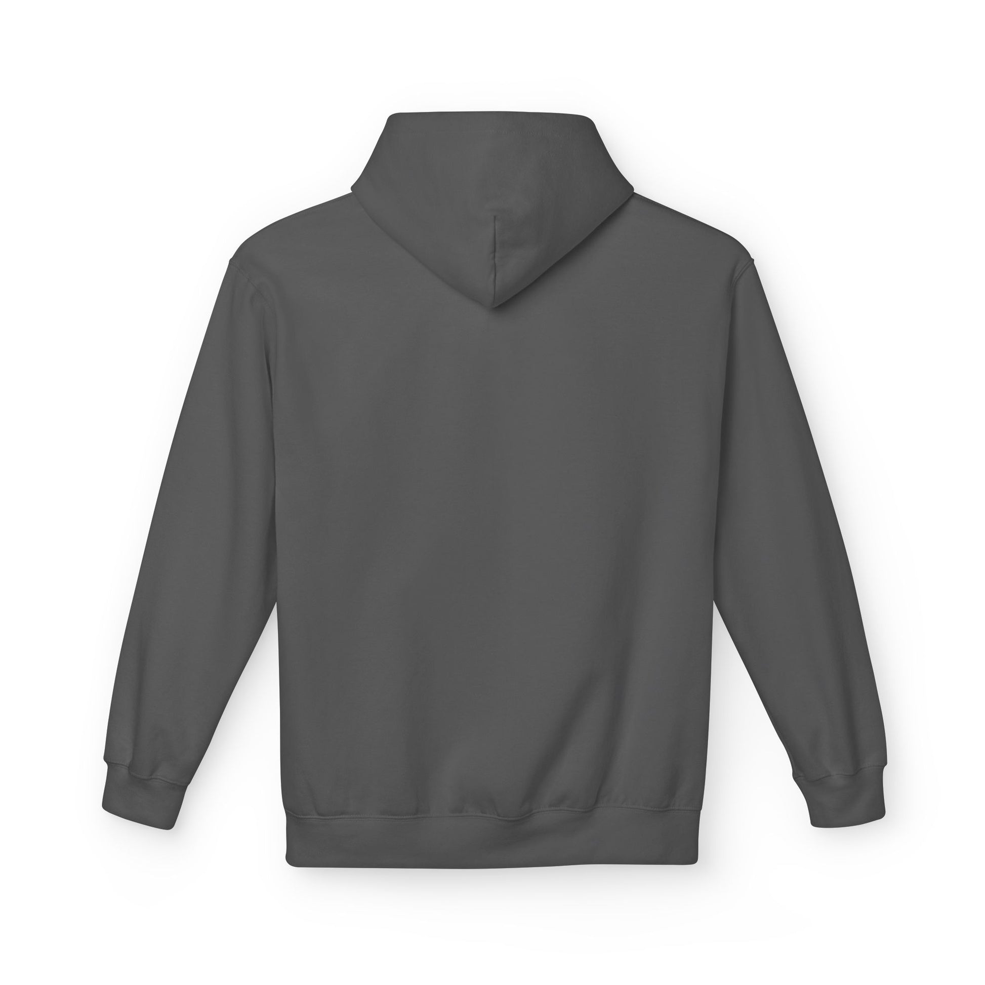 Close-up of inspirational quote on Never Try Never Know Hoodie