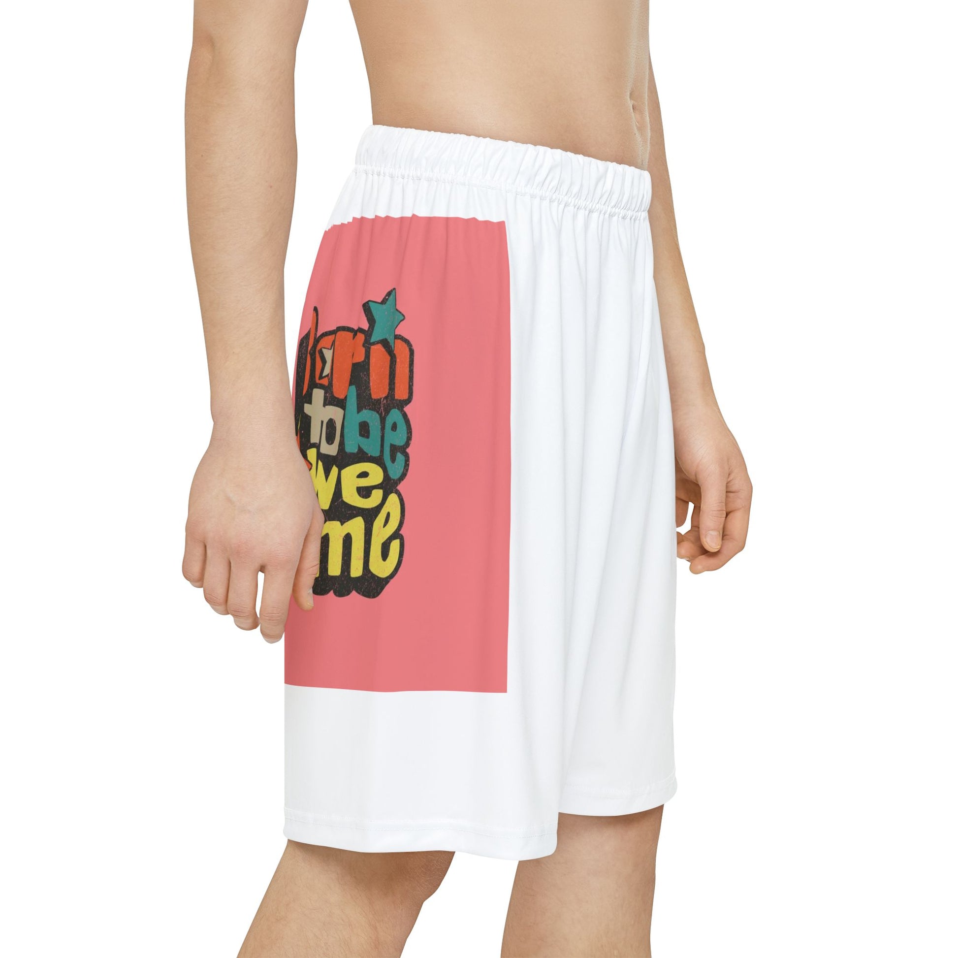 "Born To Be Awesome" Men’s Sports Shorts - Bold Theory