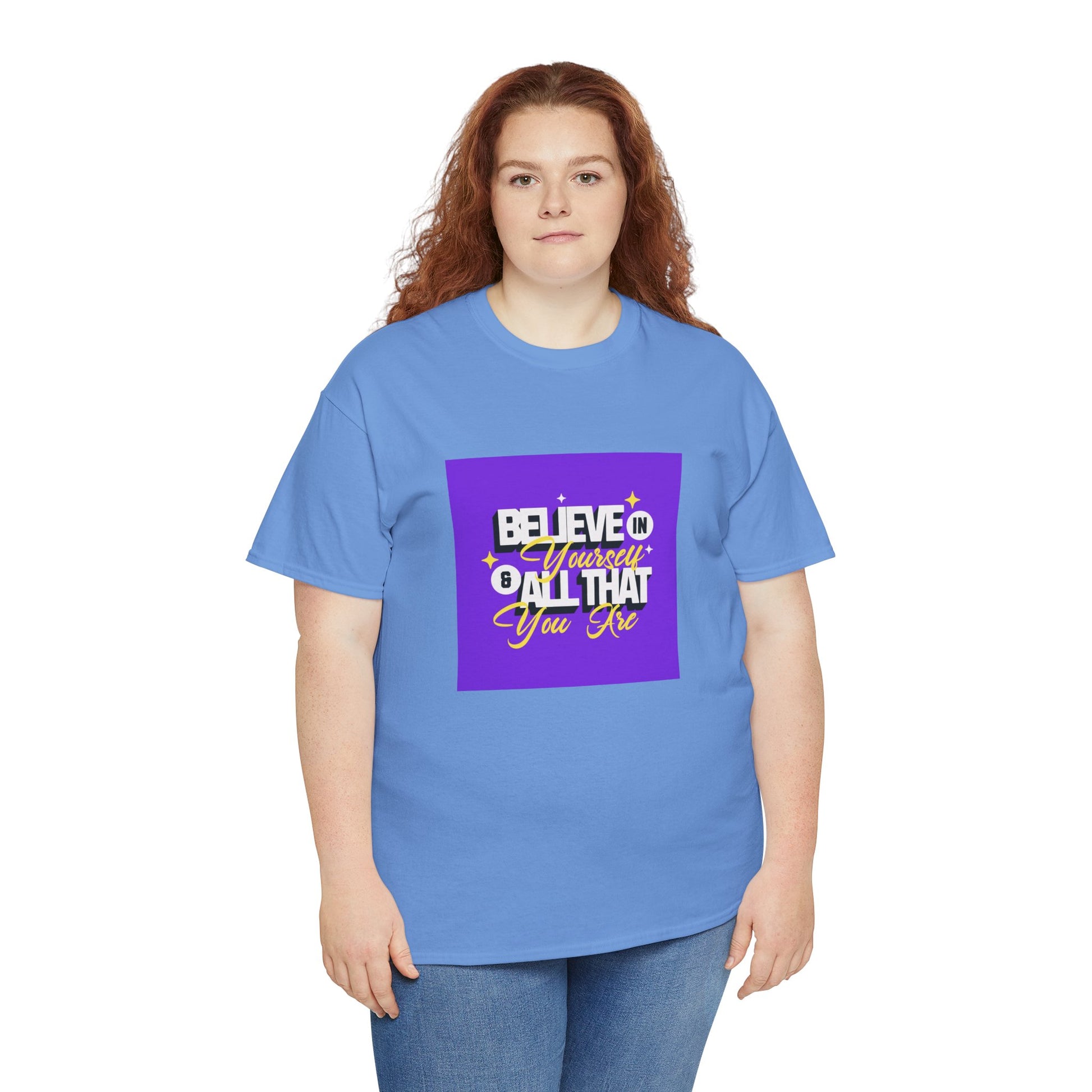 "Believe in Yourself" Unisex Heavy Cotton Tee