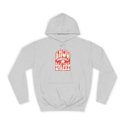 Know Yourself Unisex College Hoodie